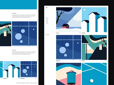 Split - Webflow Portfolio Template illustration minimal illustrations minimal portfolio minimalist portfolio portfolio webflow portfolio webflow template