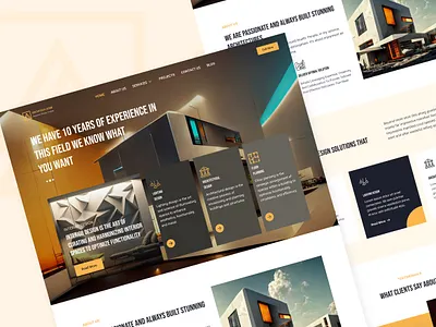 ARCHITECH ZONE | Architecture Website Design architech zone architecture branding design figma graphic design ui ux website website design