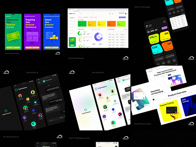 MadX 7days UI Challenge darktheme designer fintech lighttheme madrasters madx minimaldesign productdesigner ui uichallenge userinterface