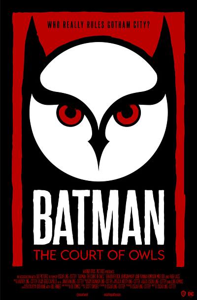 (Unofficial) Batman Movie Poster batman branding graphic design illustration minimal design minimalism poster design