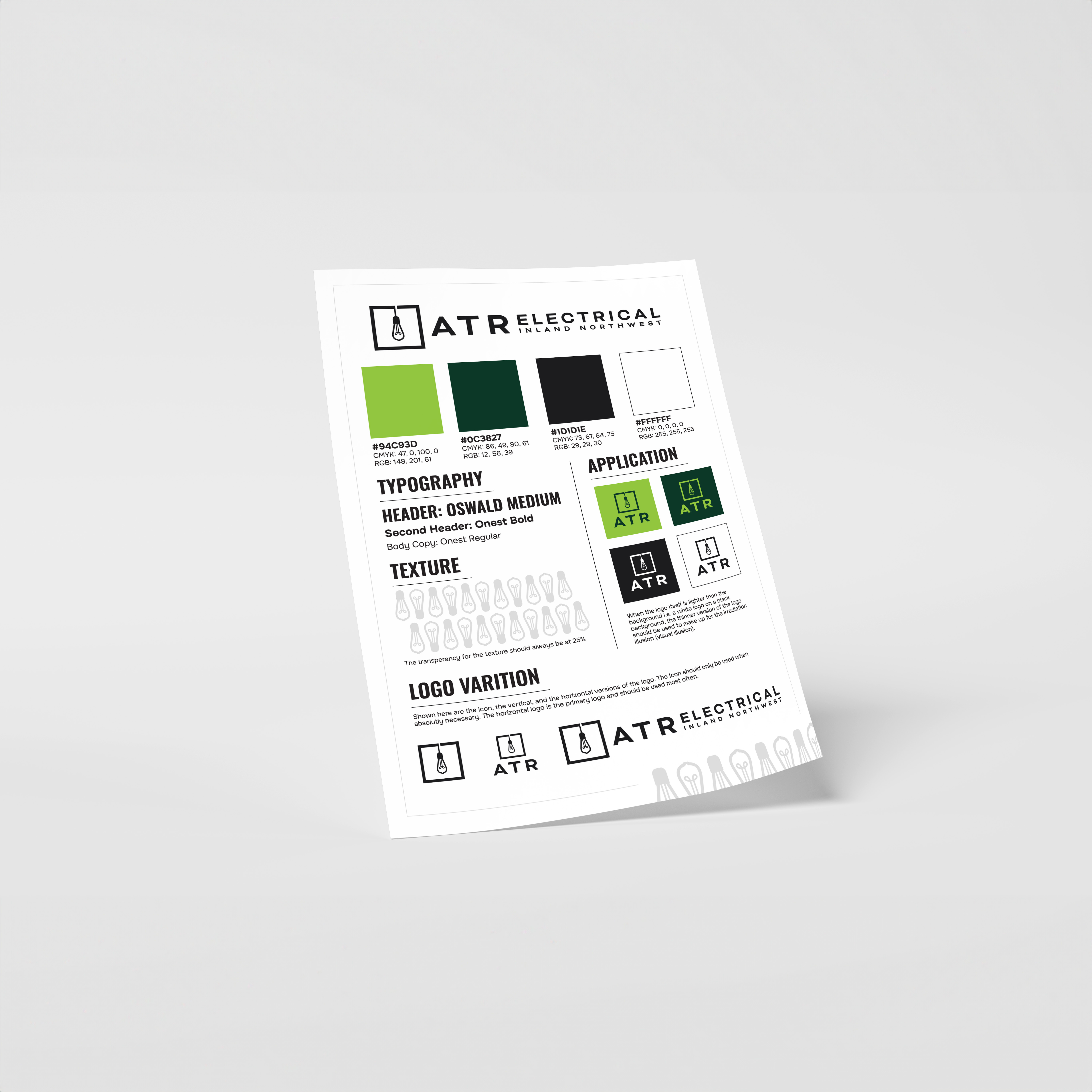 Logo & Brand Identity | ATR Electrical brand identity branding design graphic design illustration logo spokane vector