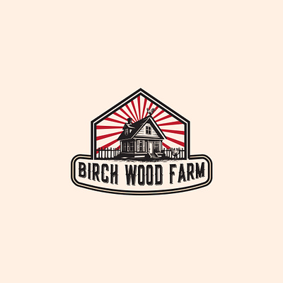 Farm House Logo chiken far farm farm house logo logo minimal mordern vintage vintage logo wood