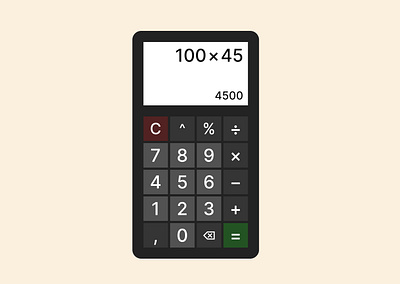 №004 calculator dailyui ui web