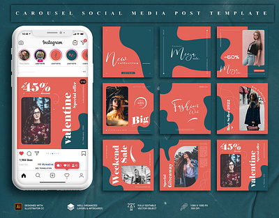 Social Media Post Design carousel post facebook graphic design instagram linkedin post design socialmedia twitter