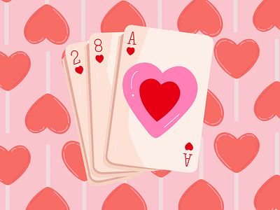 Cards of hearts. Illustration 2d dailyui dailyuichallenge design figma graphic design illustration kyiv open to work ui uiux design ukraine ux vector web design