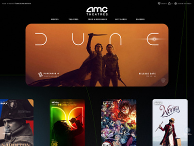 AMC: Design Exploration ui ux web design
