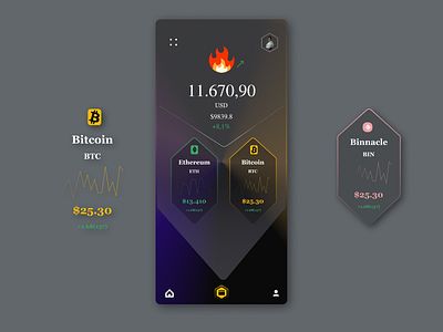 Crypto Mobile App Design app crypto design interface mobile ui