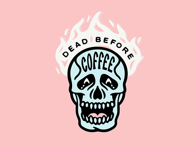 DBC coffee design doodle drawing graphic design illustration lettering logo skull typography vector