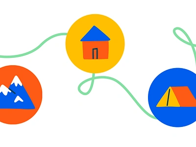 Icons Mountains House Tent app icon icons mobile money ui