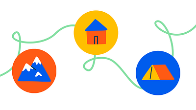 Icons Mountains House Tent app icon icons mobile money ui