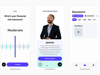 Financial coach design concept app concept design fintech mobile product design ui