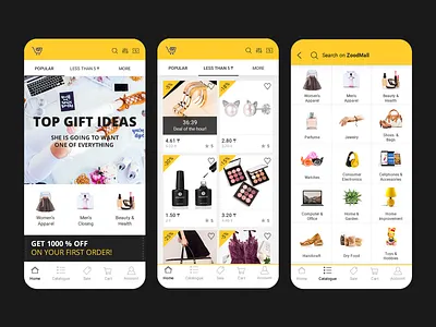 Fashion App mobile app design research ui ux