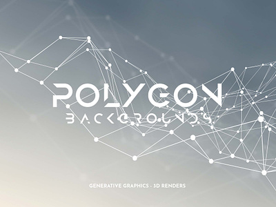 Connection Polygon Lines and Dots Backgrounds 3d abstract background blur blurred connect connected connecting futuristic geometric gradient illustration low poly outline polygon polygonal science technology wallpaper