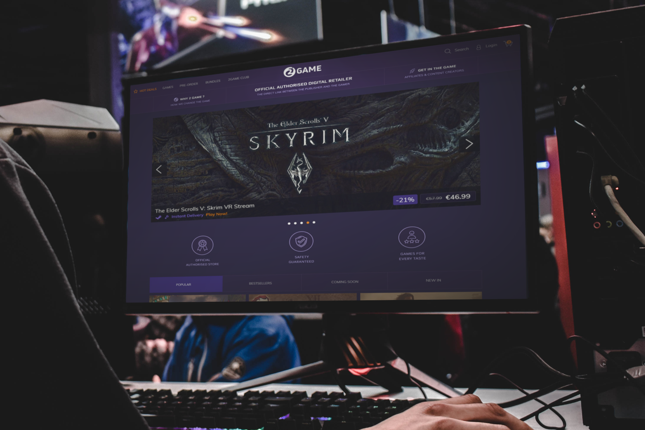 Digital Game Retailing Platform design research ui user research ux visual design