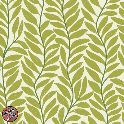 Leaves Pattern alwaysbecoloring design graphic design illustration pattern pattern design procreate