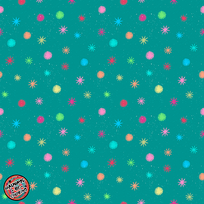 Party Confetti Pattern alwaysbecoloring confetti design graphic design illustration pattern pattern design procreate stars