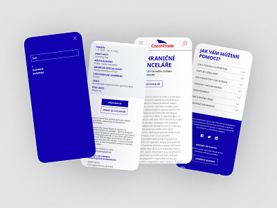Czechtrade #1 design mobile ui ux website