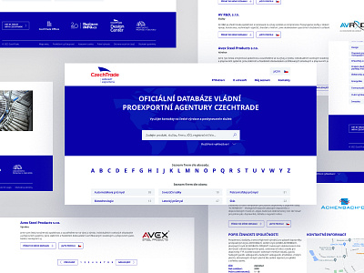 Czechtrade #2 design desktop ui ux website