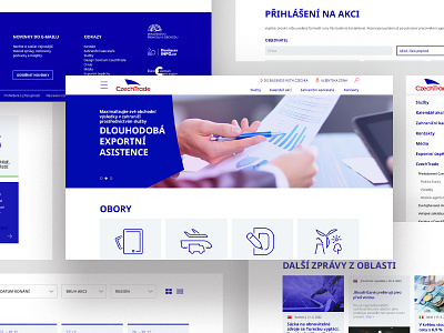 Czechtrade #4 design desktop ui ux website