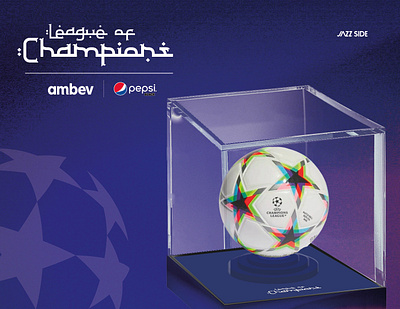 League of Champions Branding Ambev branding crm design graphic design illustration visual design visual identity