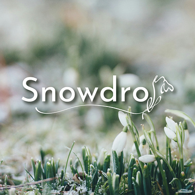 Daily Logo Challenge - Snowdrop branding design graphic design illustration logo typography vector