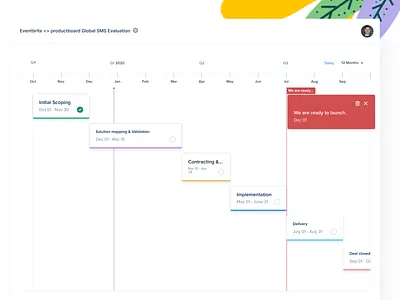 More depth timeline view branding clean design interface logo minimalist super timeline ui ux visual