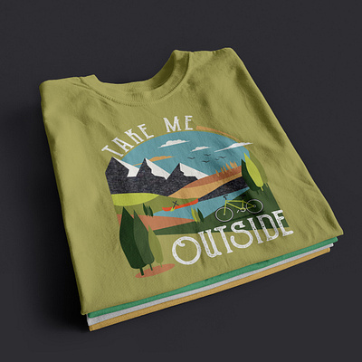 Take Me Outside Brand Illustrations apparel design branding creative direction digital marketing graphic design illustration marketing materials poster design