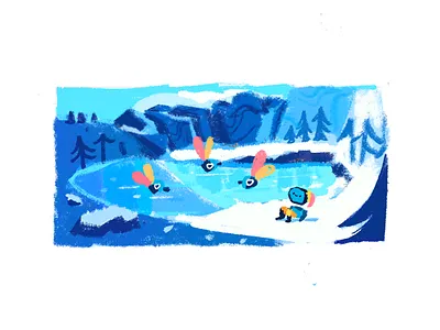 snow day illustration