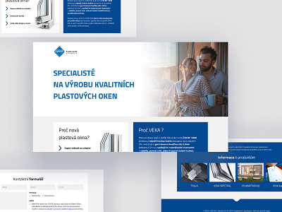 VEKA design desktop ui ux website