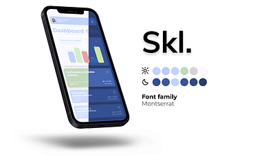 Skl. app dashboard grades school tracker web