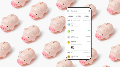 Budgeting App Concept mobile app ui ux