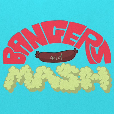Bangers & Mash design digital art graffiti graphic design graphic designer illustration