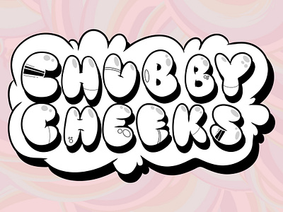 Chubby Cheeks design digital art graffiti graphic design graphic designer illustration