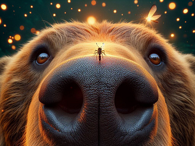 4K Close-Up Animal Selfie 4k ai generated image animal animal illustration animal illustration art artwork branding character design illustration photography selfie