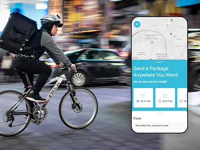Crowdfunding Delivering App ui ux