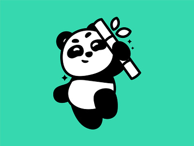 Panda animal art bamboo character china cute dribbble illustration jaysx1 mascot panda vector zoo