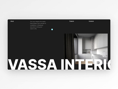 Interior Designer - landing page design interior design interiors fancy interior landing page minimal portfolio ui ux web design webpage website design