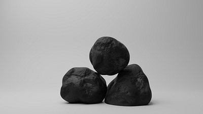 Coal | Charbon | Blender 3d asset black blender charbon coal cycles eevee noir render rendu tuto tutorial tutoriel youtube