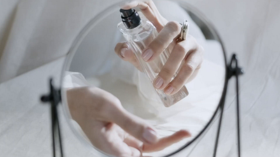 Demo: Luxury Perfume Commercial branding motion graphics