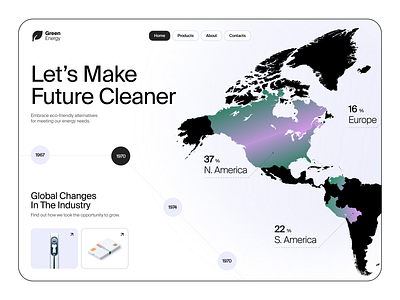 Green Energy - Website Concept dailyui