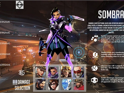 UX/UI for Gaming - An Overwatch 2 Study design ui ux