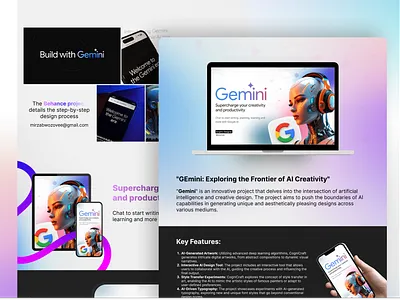 Gemini Ai Project Design 3d ai animation branding graphic design motion graphics ui