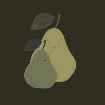 Pears character characterdesign characters childrensillustration concept fun illustration