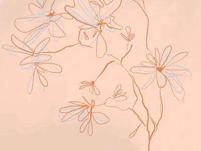 Flower Sketch abstract flowers illustration sketch