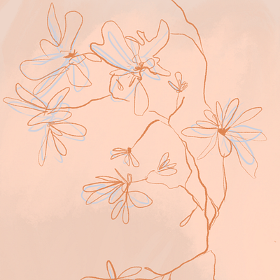 Flower Sketch abstract flowers illustration sketch