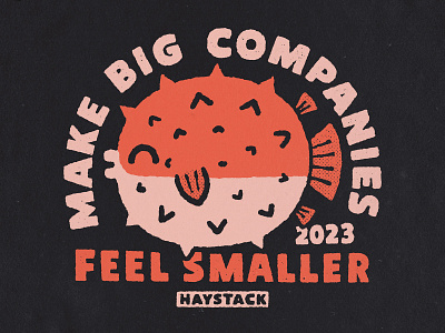 Haystack 2023 2023 2024 clothing art cute design doodle fish graphic design haystack illustration japanese kawaii lettering logo logotype t shirt typography