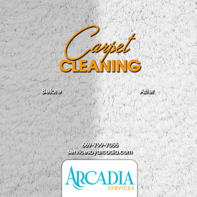 Arcadia Janitorial branding design graphic design social media