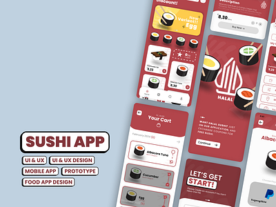 Ui/UX Design - Sushi App