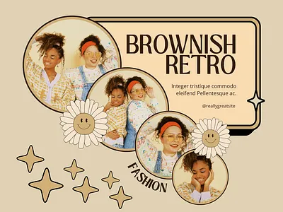 RETRO SCRAPBOOK DESIGN TEMPLATE black