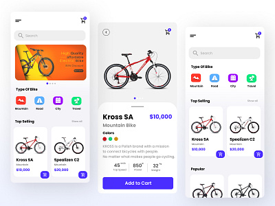 Bike Buying Apps 3d animation art branding graphic design logo motion graphics ui uiux uix